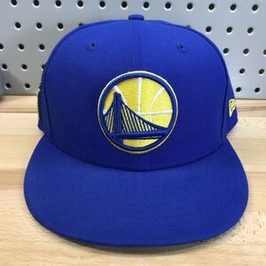 Golden State Warriors NBA Basketball New Era 9FIFTY SnapBack Hat EUC Blue Cap